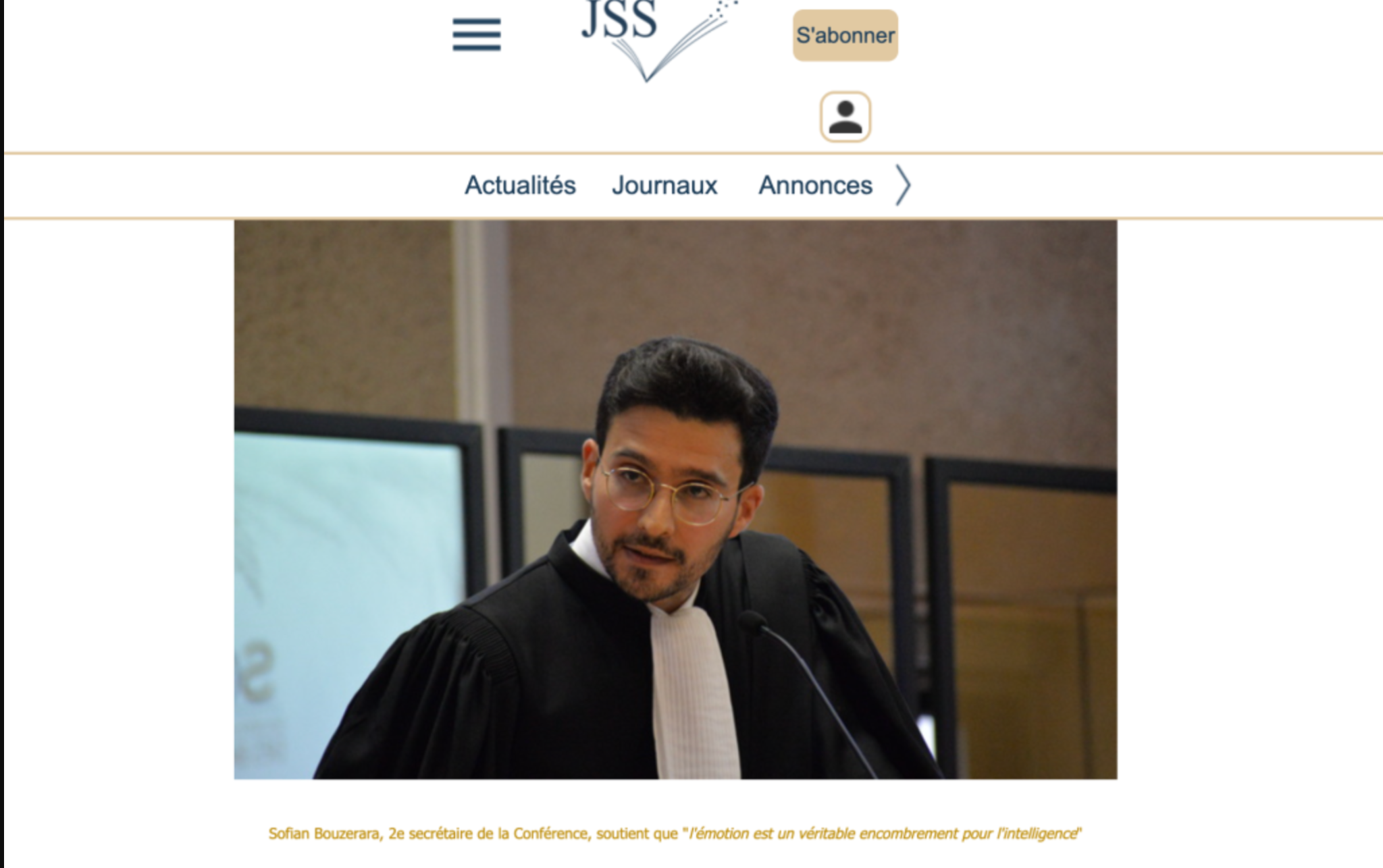 Journal spécial des sociétés - rentrée solennelle du barreau de Versailles